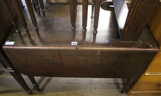 George IV mahogany Pembroke table